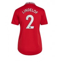 Manchester United Victor Lindelof #2 Fotballklær Hjemmedrakt Dame 2022-23 Kortermet